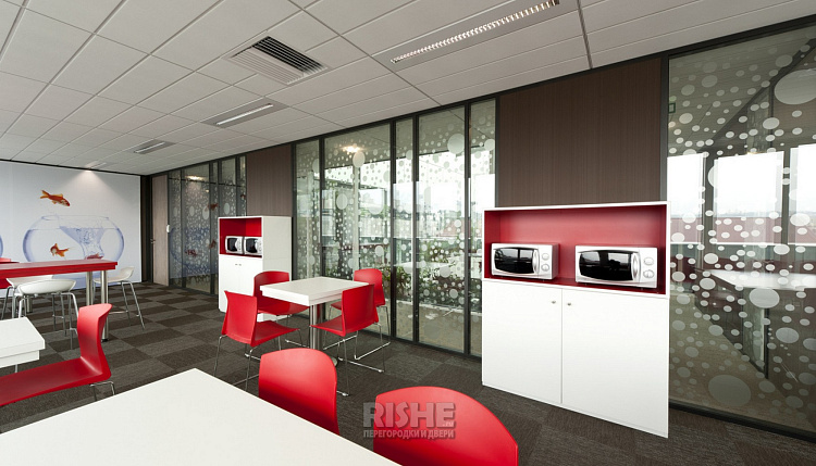 Серебрянный город  №120  # Алюминиевые перегородки, # Стеклянные, . 'RISHE-S8', ^ ламинат, ^ Тонированные.jpg